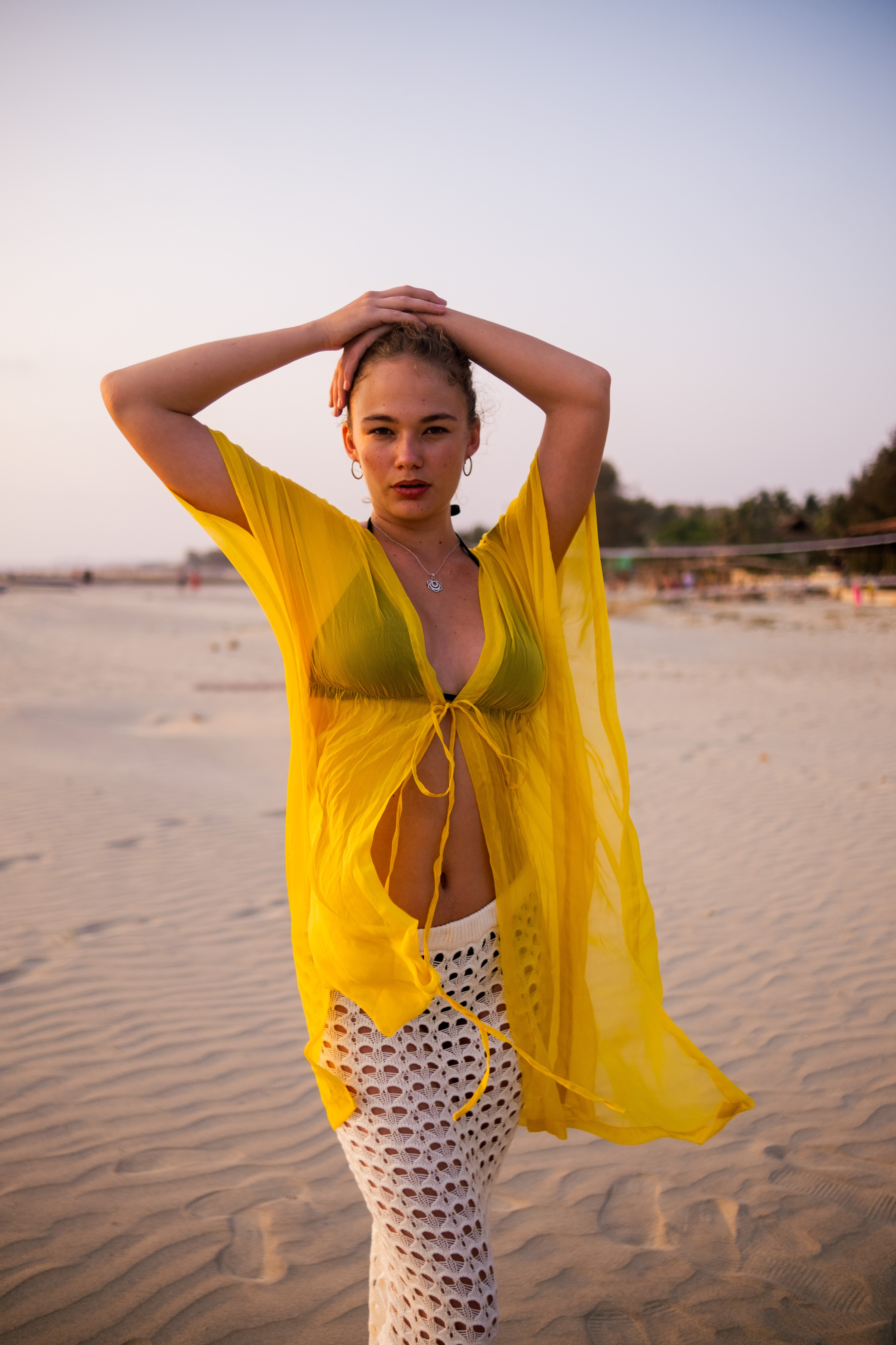 Crochet See Through Skirt