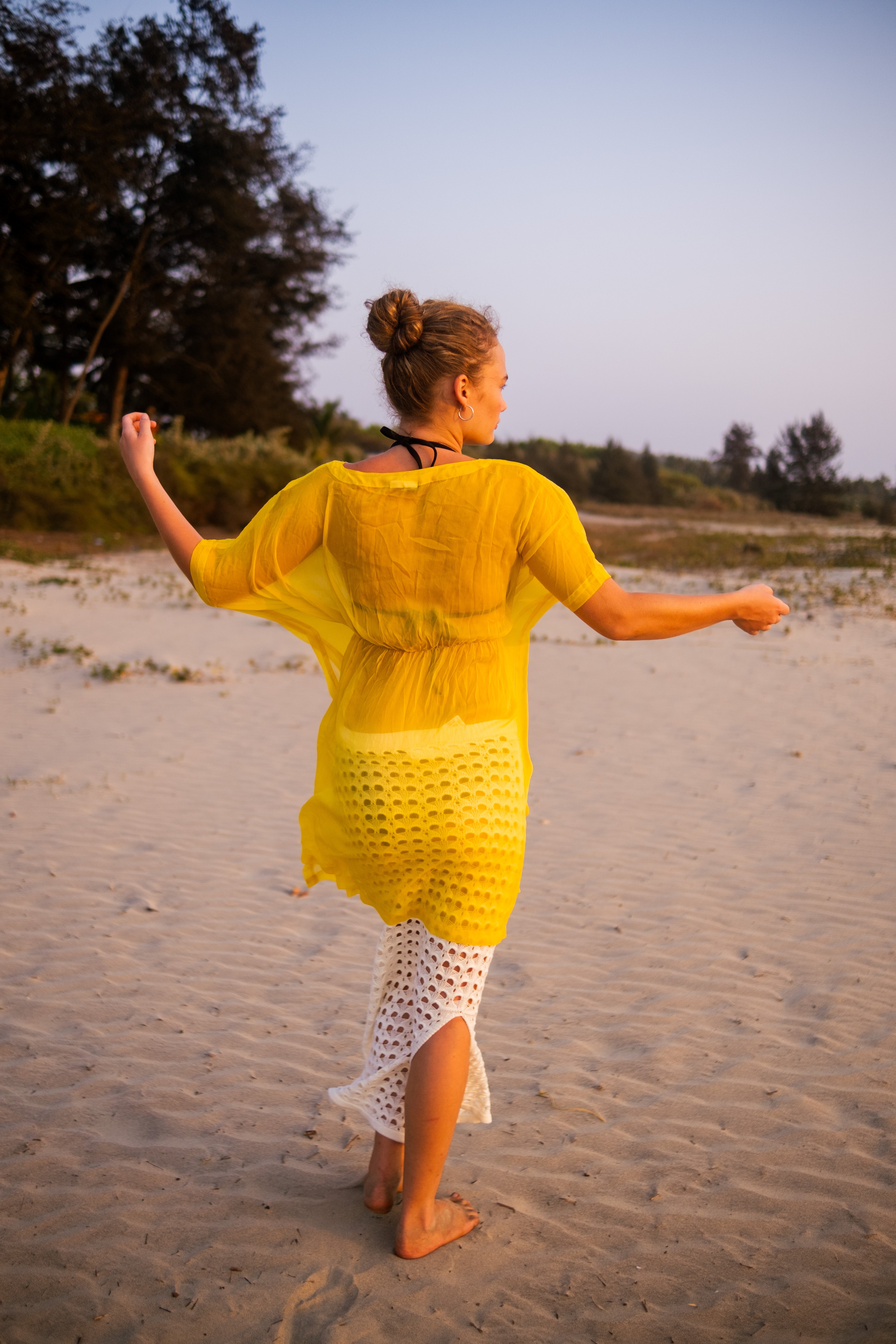 Crochet See Through Skirt